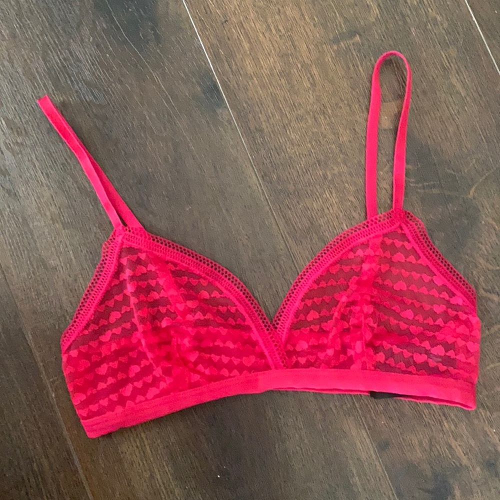Adorable See Through Pink Bra!